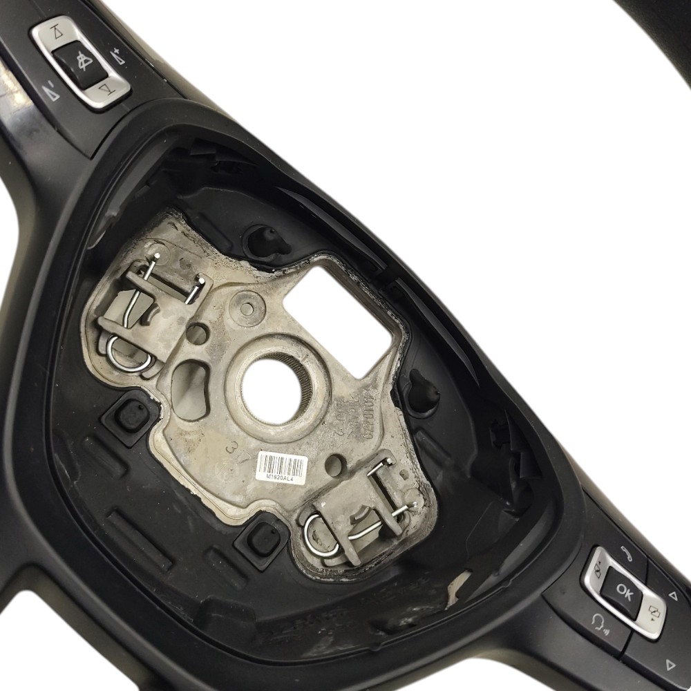 Volante direção com comando VW Polo Virtus 2018 2019 2020 21 4
