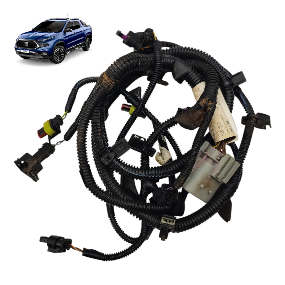 Chicote sensores parachoque traseiro fiat toro 2025 2024 23 1