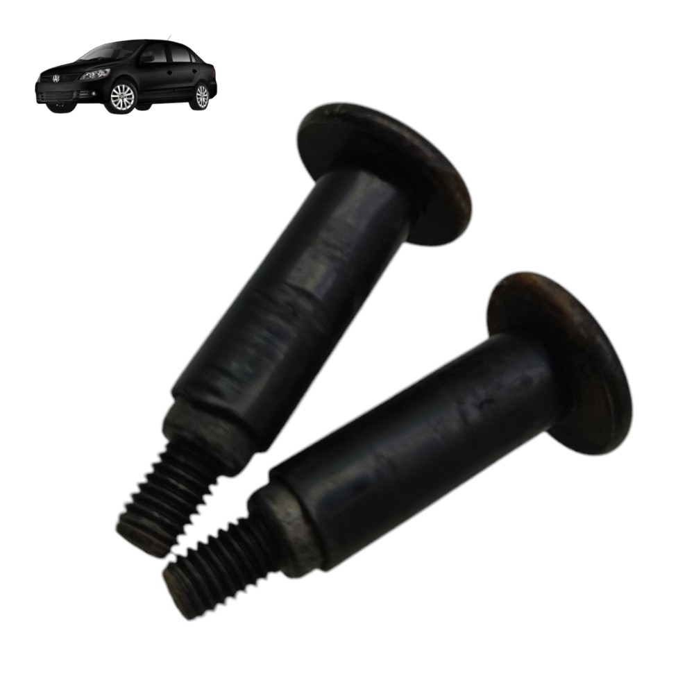 Par Parafuso Encosto Banco Traseiro Vw Voyage Gol G5 2010 Preto 1