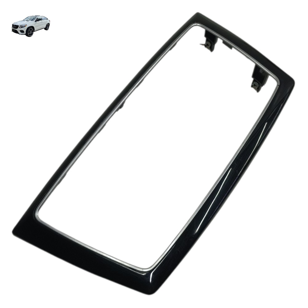 Moldura Acabamento Central Painel Mercedes Gle 43 Amg 2017 Preto Moldado 1