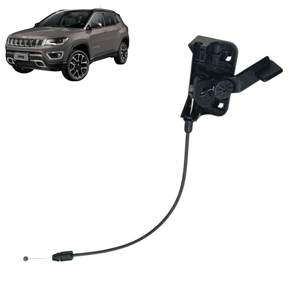 Puxador abertura capô jeep Compass 2017 2018 2019 2020