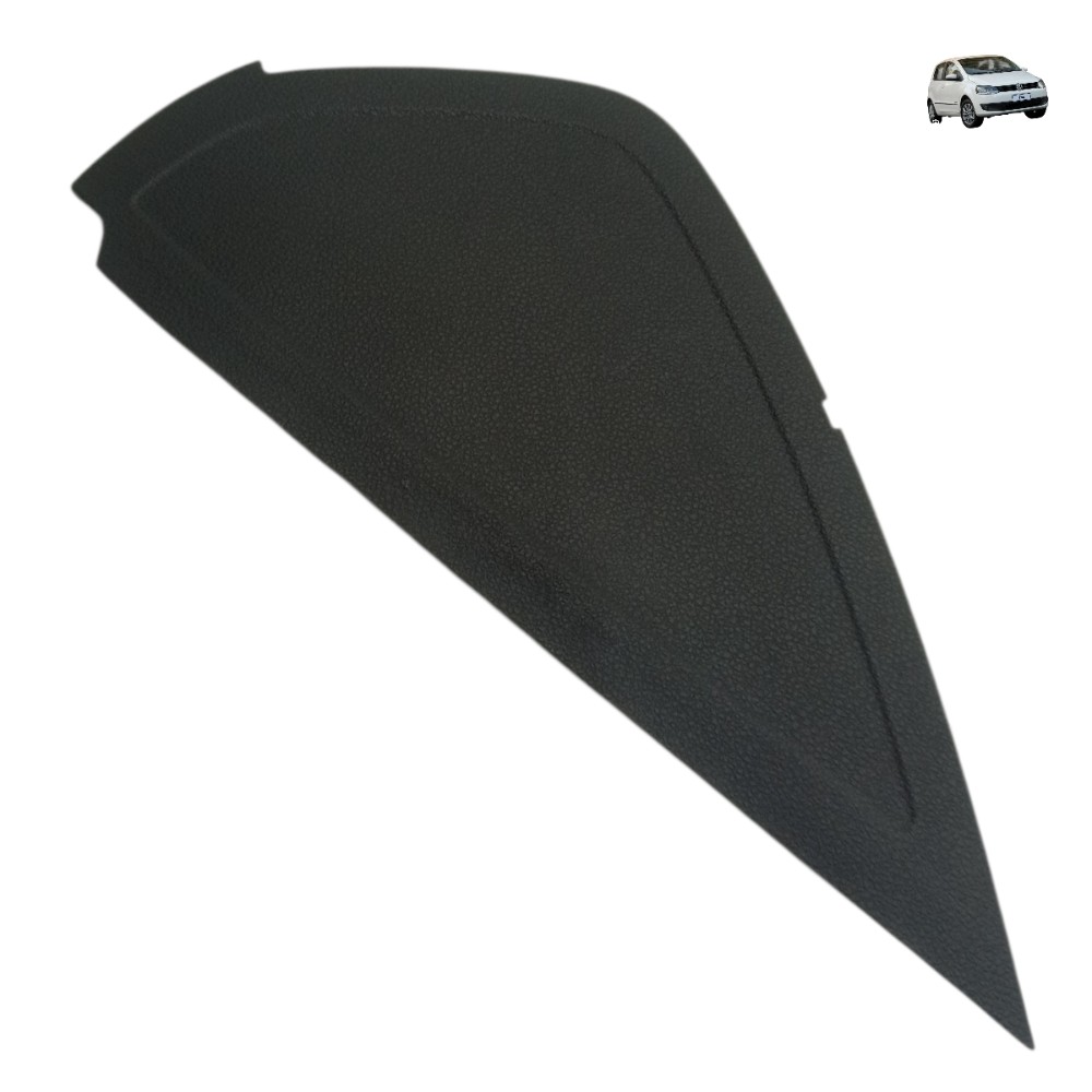 Acabamento Esquerdo Painel Vw Fox 2014 2013 2012 2011 Preto Moldado