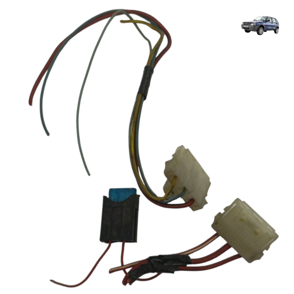 Par Conector Chicote Comutador Cilindro Chave Fiat Uno 2011 1