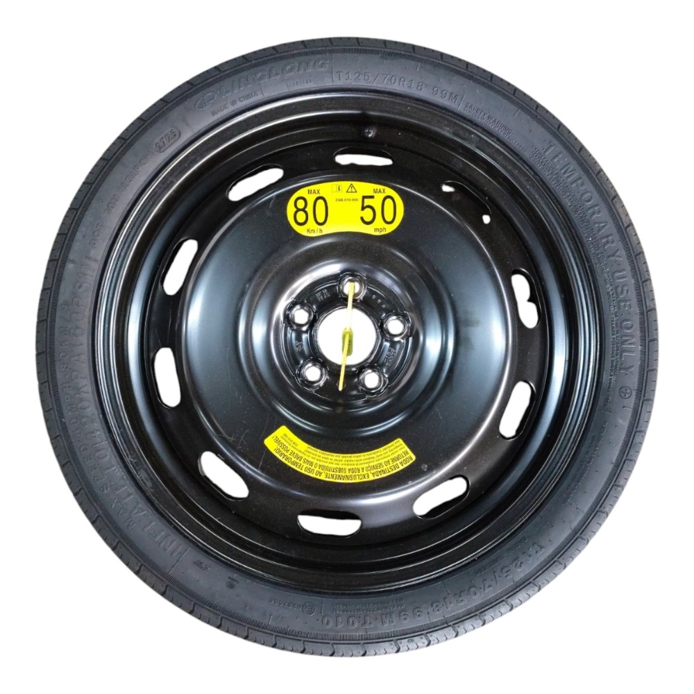 Roda estepe fino aro 18 vw polo nivus virtus tcross gol 2025
