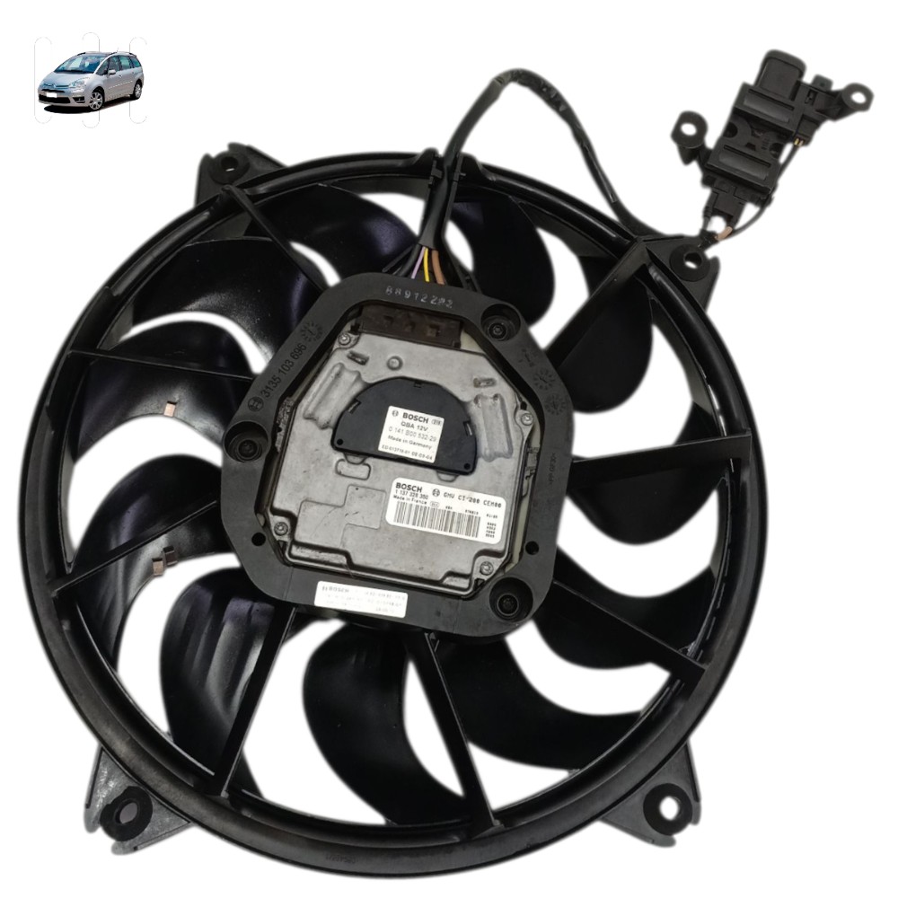 Motor ventoinha radiador Citroen Grand C4 2.0 2008 2009 2010