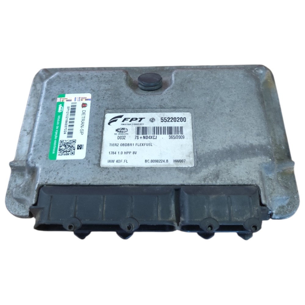 Kit Code Módulo Injeção Fiat Siena 1.0 8v Fire 2010 2011 4