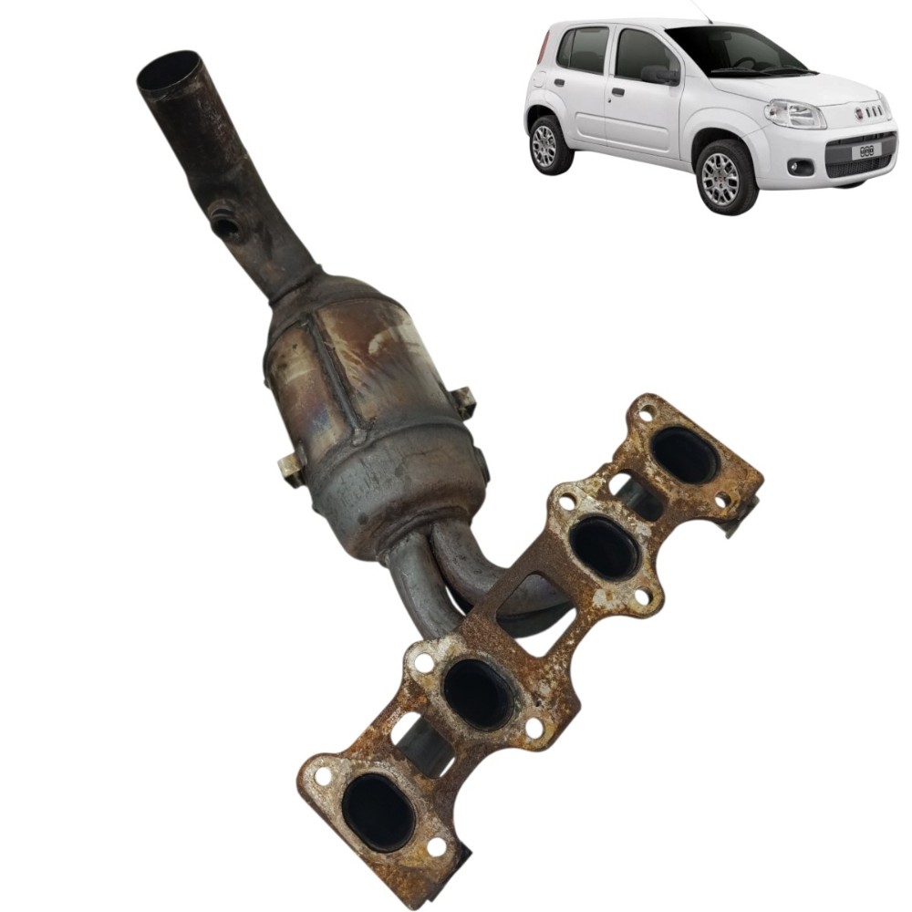 Catalisador fiat uno Vivace 1.0 evo 2012 2013 2014 2015 2016