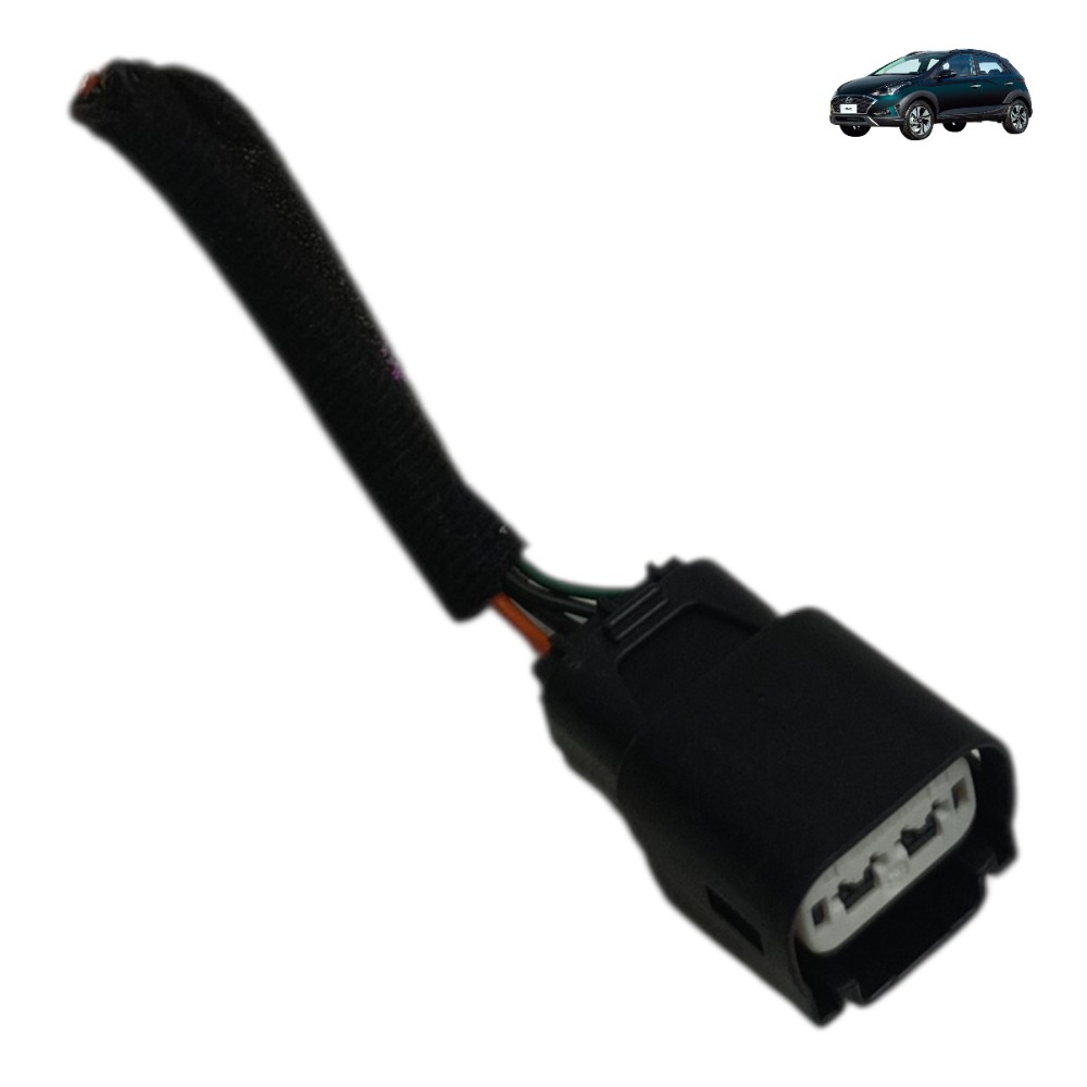 Plug fechadura tampa traseira Hyundai HB20 hatch 2020 2021 1