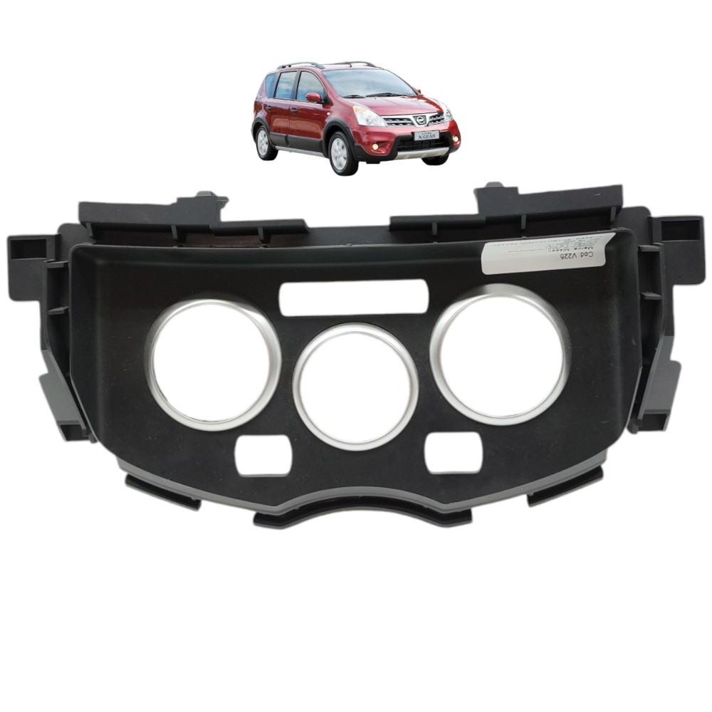 Moldura Acabamento Comando Ar Nissan Livina 2012 2013 2014 1