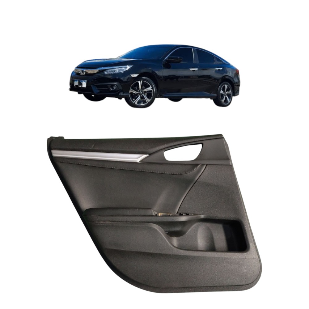 Forro Porta Traseira Esquerda Honda Civic G10 2017 2018 19 1