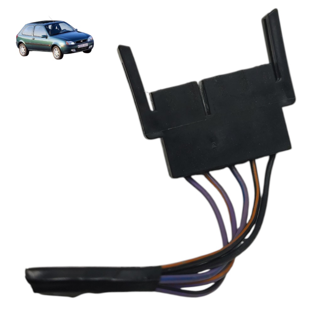 Plug conector motor limpador parabrisa ford fiesta 1999 2000 1