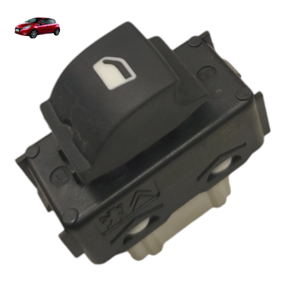 Botão Vidro Traseiro Peugeot 208 2014 2015 2016 2017 1