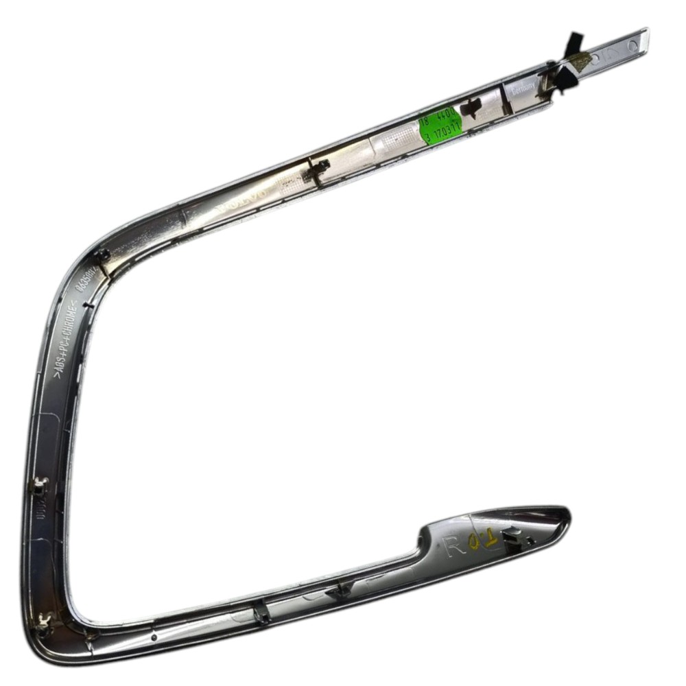 Moldura Forro Porta Traseira Direita Volvo S60 2011 2012 13 Prateado 4