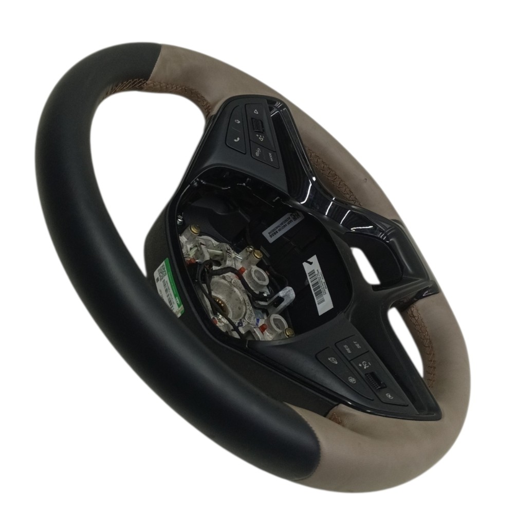 Volante Direção Motorista Byd Song Pro 2024 2025 2026 Preto E Bege 2