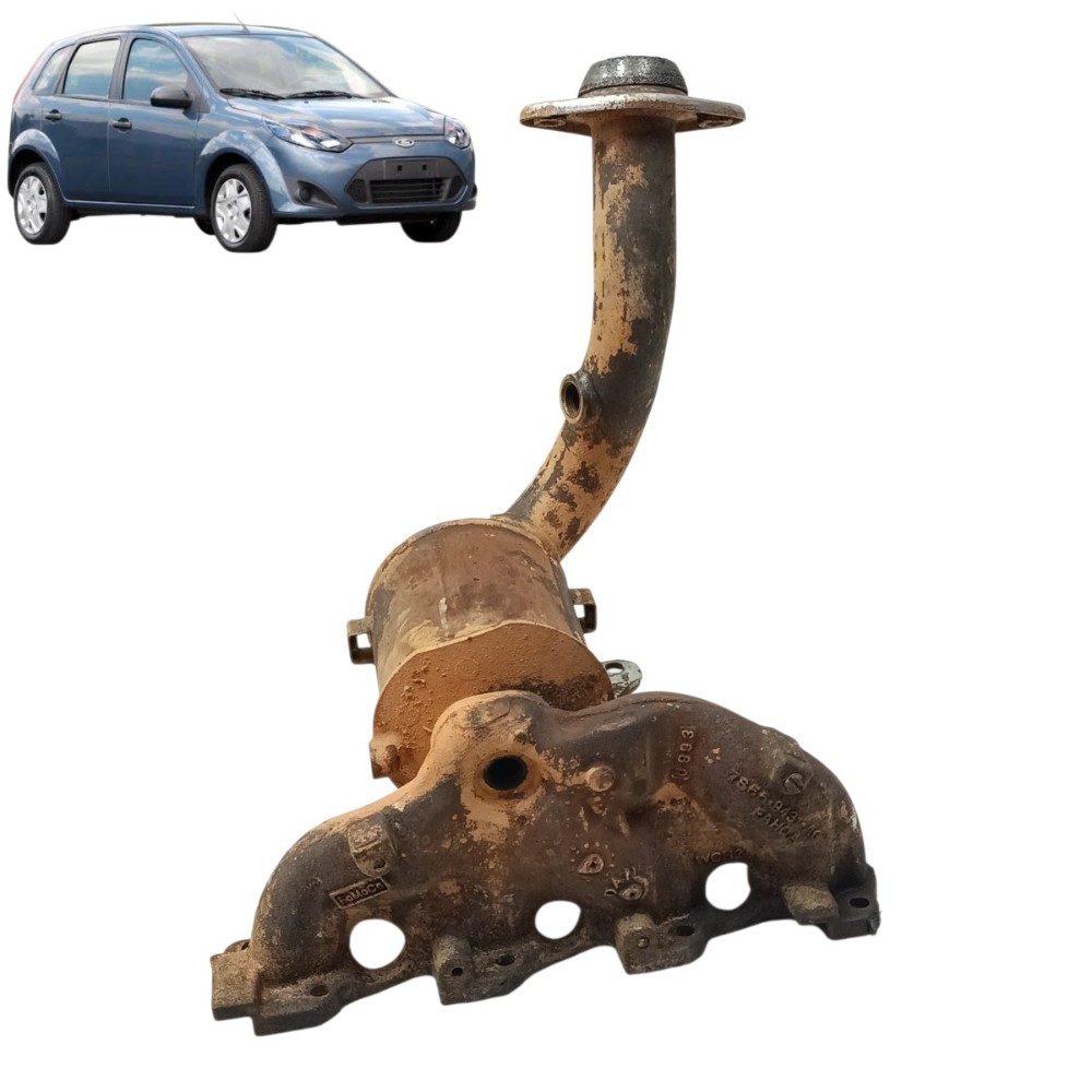 Catalisador ford fiesta zetec 1.0 flex 2011 2012 2013 2014
