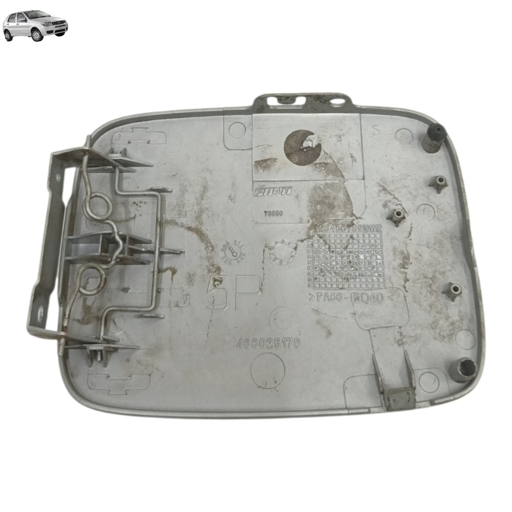 Portinhola Tanque Combustível Fiat Palio 2007 2008 2009 2010 Prata 2007