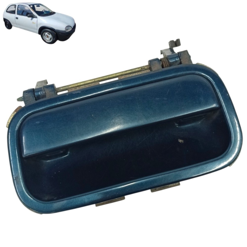 Maçaneta Externa Traseira Esquerda Gm Corsa 1999 2000 2001 Azul Traseira
