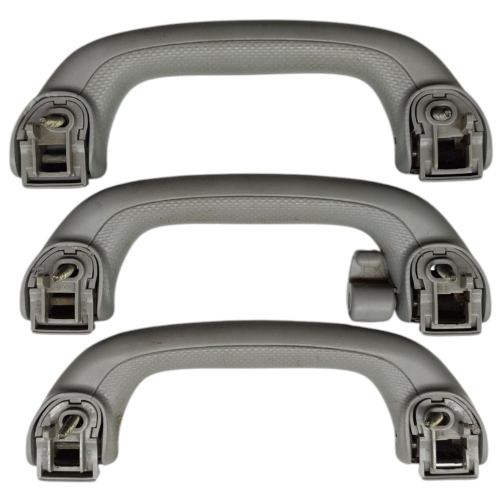 Jogo Apoio Mão Pqp Teto Honda Civic G7 2004 2003 2002 2001 Cinza 2