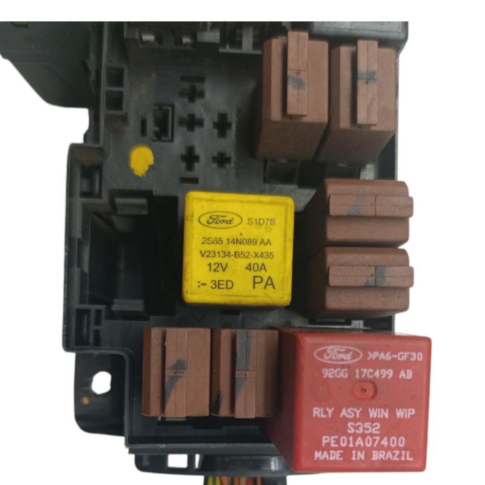 Caixa Fusível Ford Fiesta 1.0 Rocam Gasolina 2003 2004 2005 3