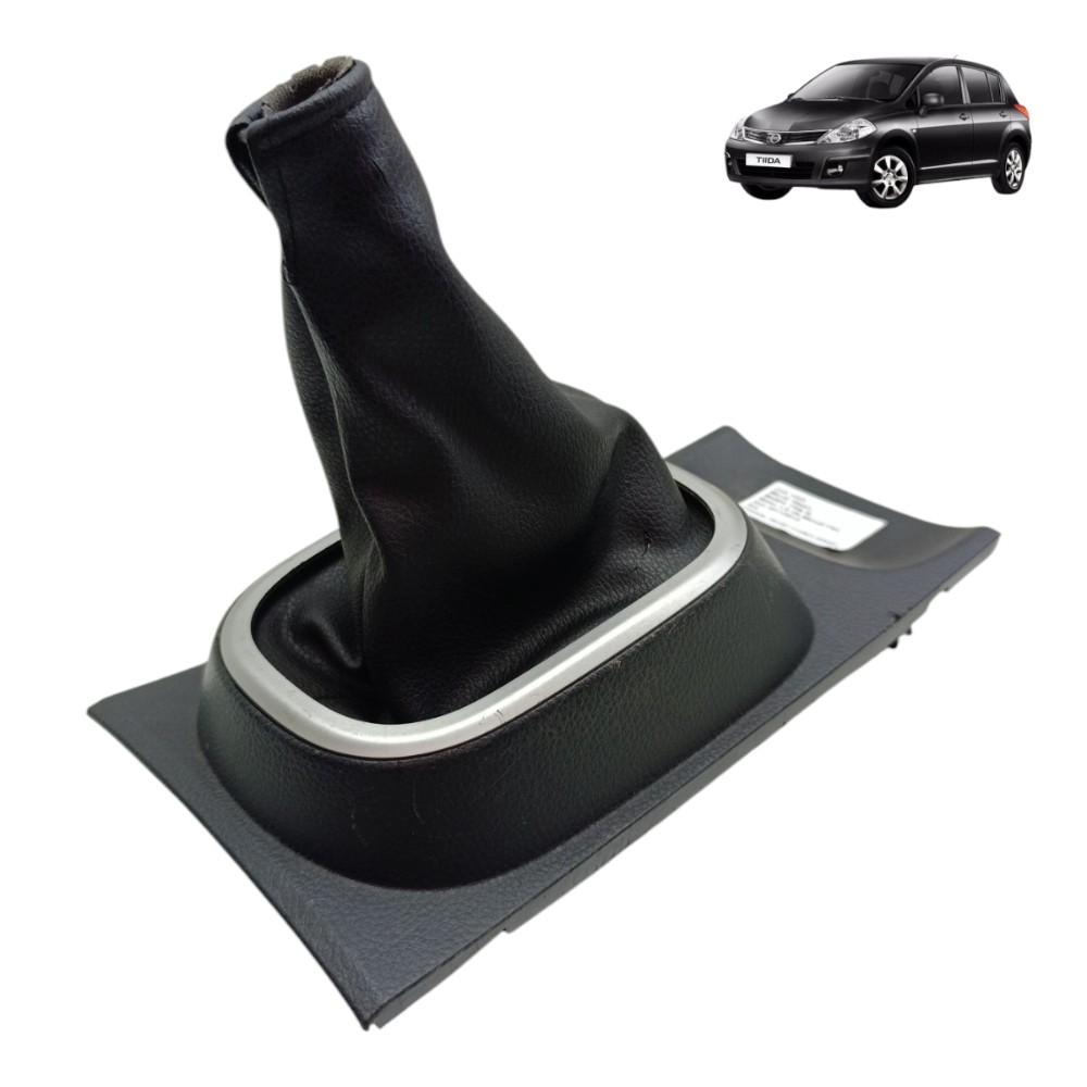 Acabamento Coifa Alavanca Marcha Nissan Tiida 2010 2011 2012