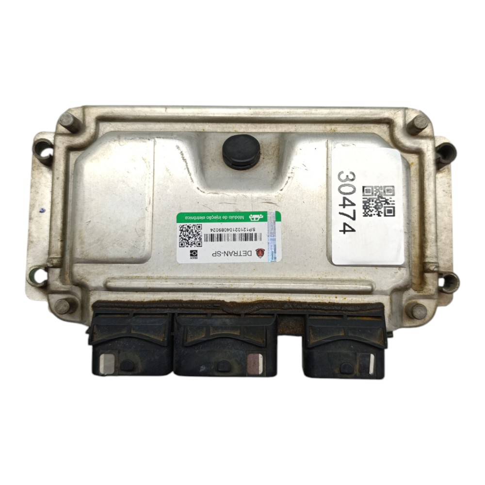 Módulo Injeção Peugeot 206 1.4 Flex 2007 2008 Me7.4.470 2