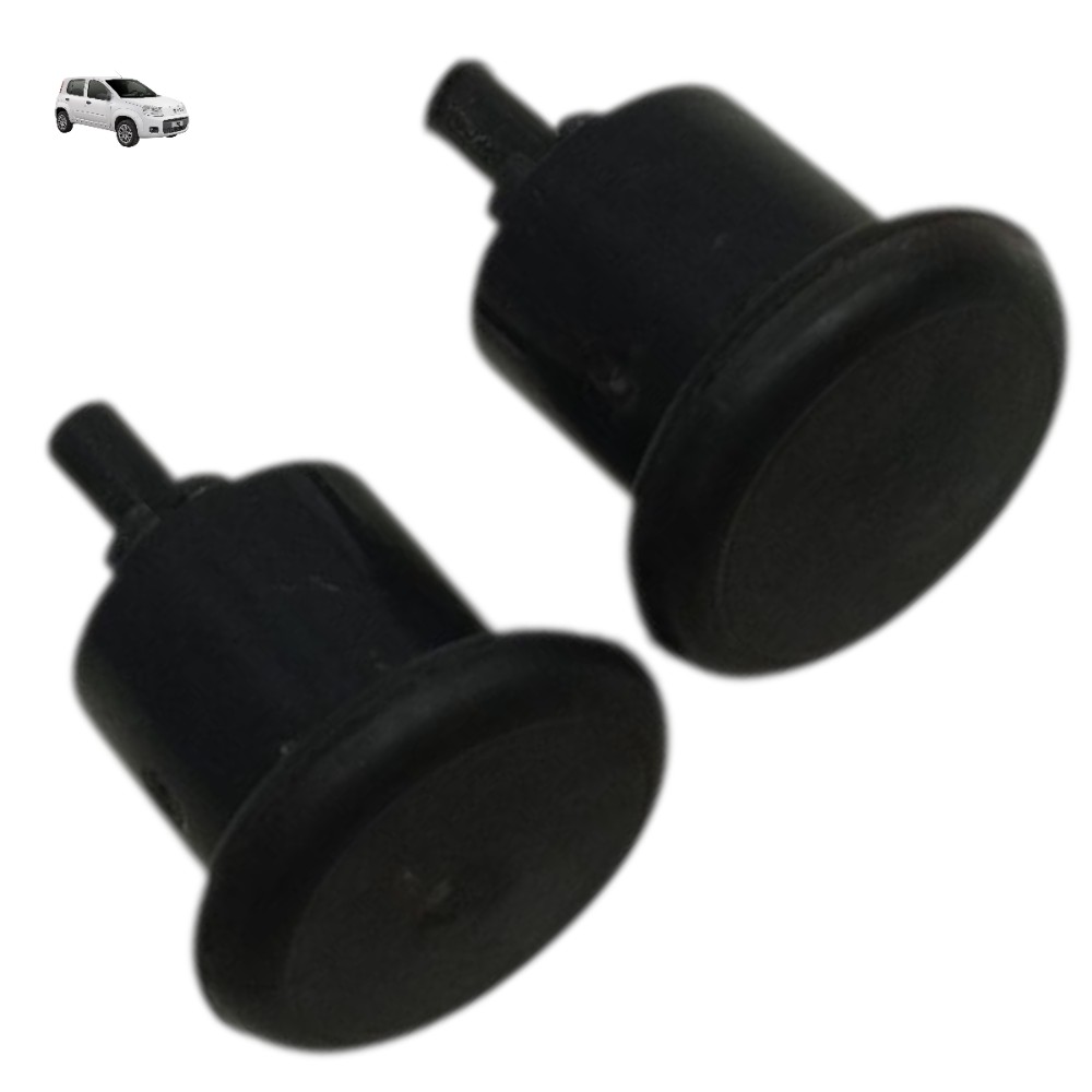 Par batente anti-impacto capô Fiat Uno Vivace 2013 2014 2015 1