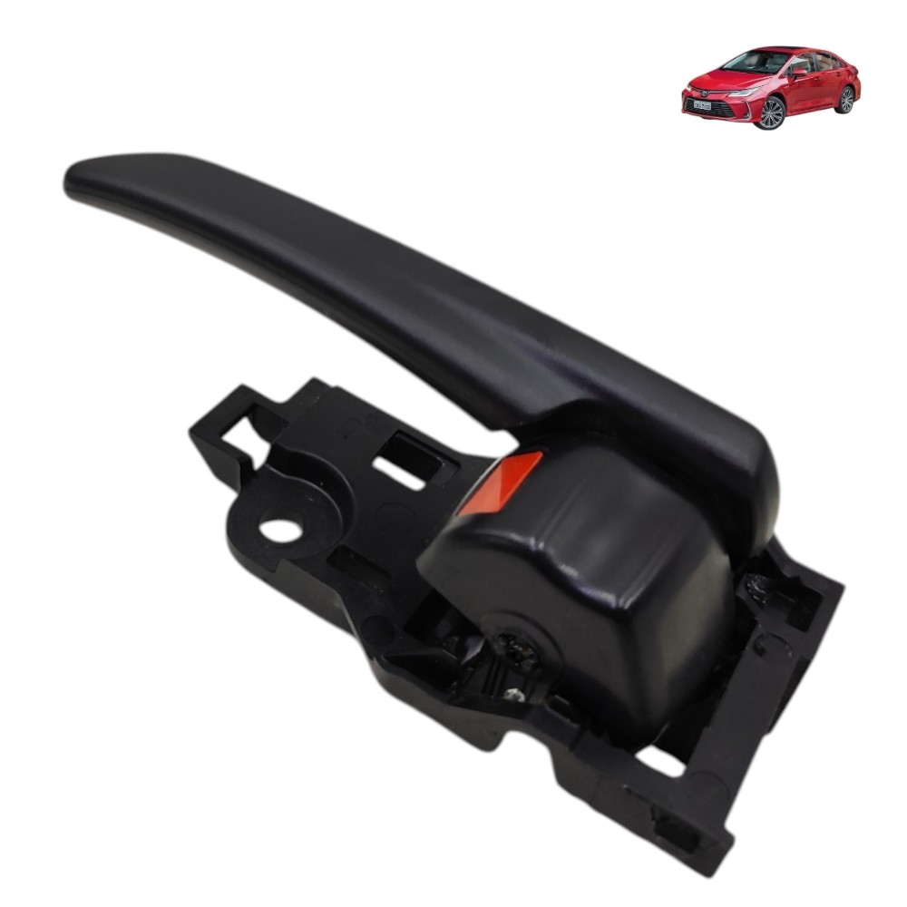 Maçaneta Interna Esquerdo Toyota Corolla 2021 2022 2023 Preto Dianteira/traseira