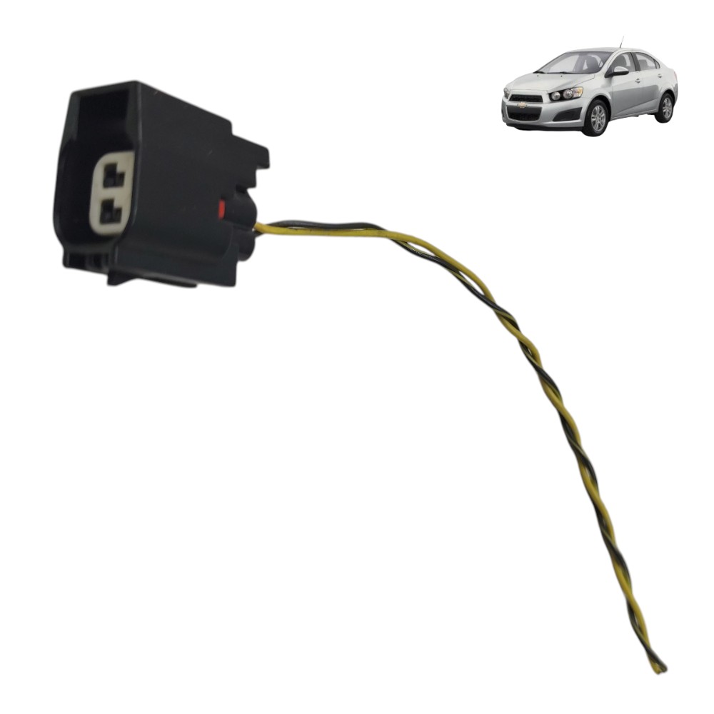 Plug conector sensor ABS dianteiro GM Sonic 2012 2013 2014