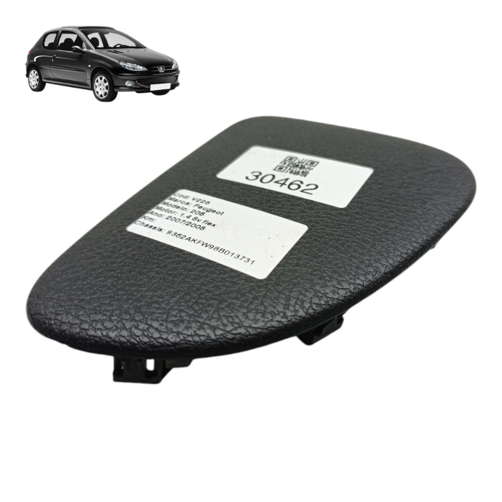 Acabamento Lateral Esquerdo Capa Painel Peugeot 206 2007 08 1
