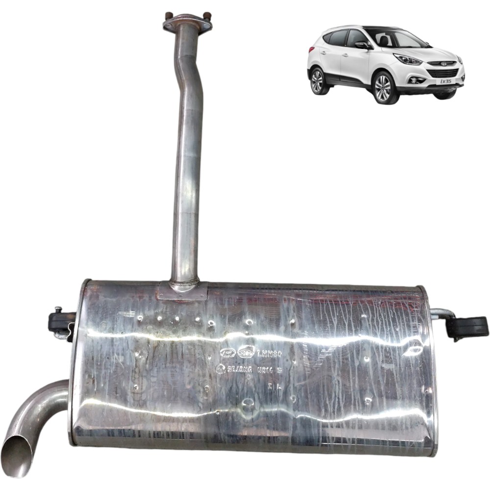 Silencioso abafador escapamento Hyundai ix35 2014 2015 2016 1