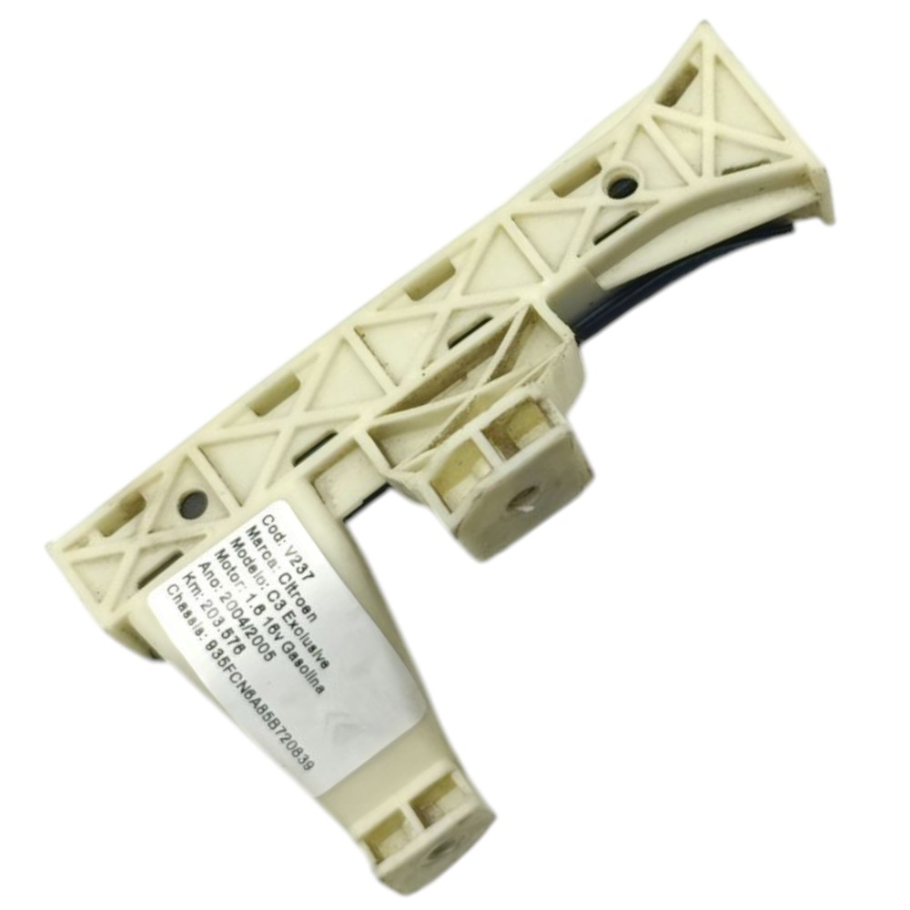 Guia Vidro Porta Traseira Esquerda Citroen C3 2004 2005 2006 Branco 4