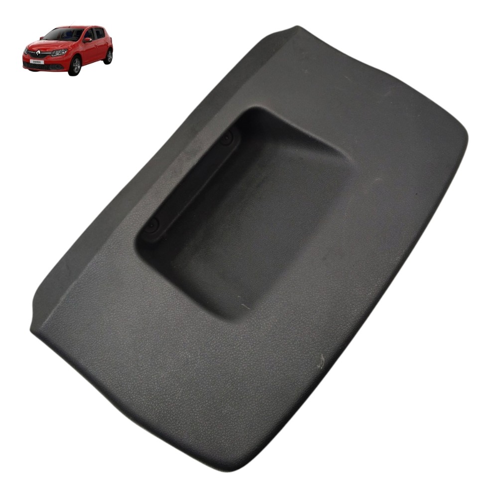 Tampa Interna Porta Mala Renault Sandero 2016 2017 2018 Preto 1