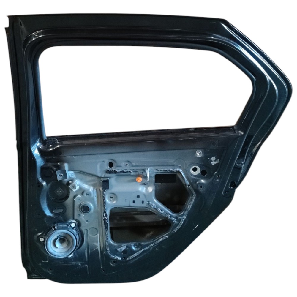 Porta Traseira Direita Renault Logan 2019 2018 2017 2016 015 Traseira Direita Preto 4