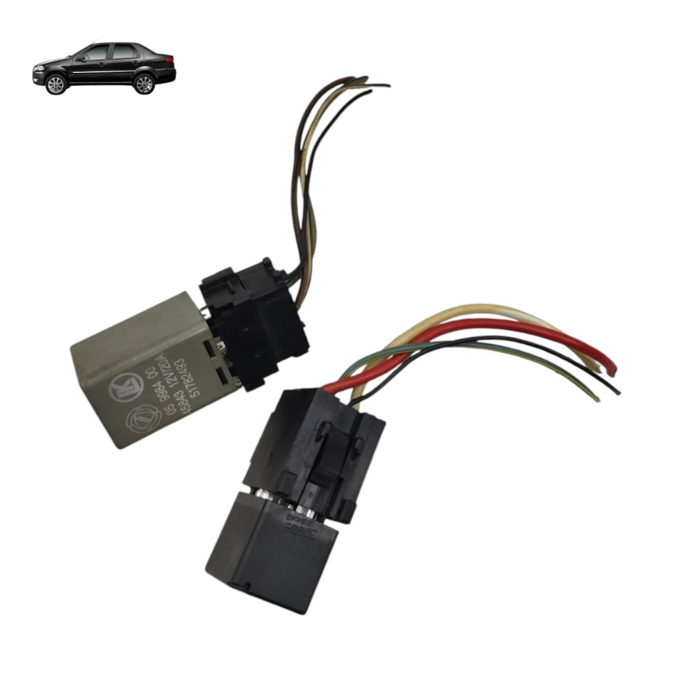 Par Conector Relé Caixa Fusível Fiat Siena 1.0 Fire 2010 11 1