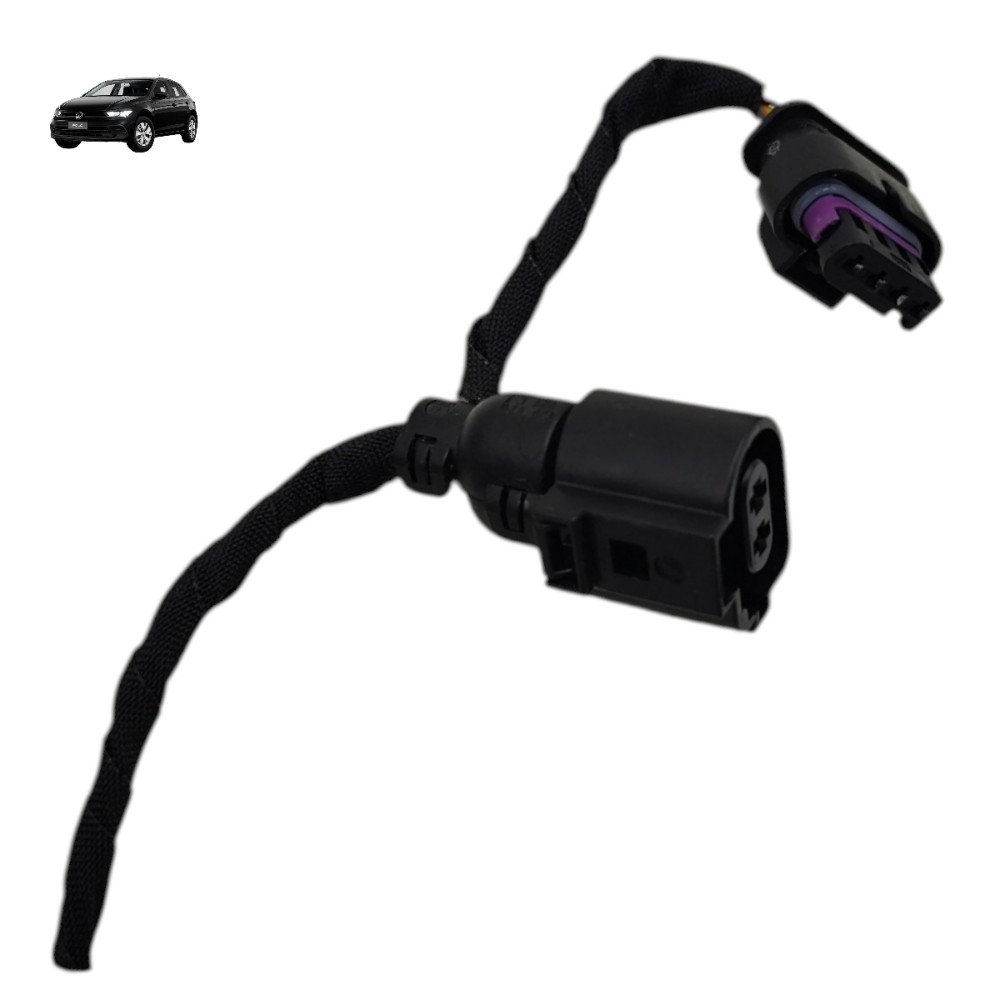 Par Plug Conector Mangueira Canister Electrovalvula Vw Polo