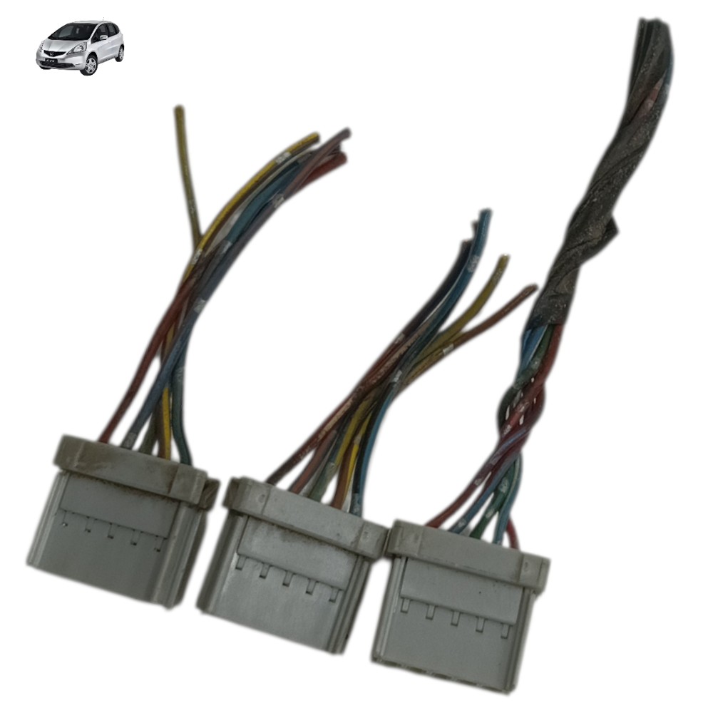 Jogo Plug Conector Botão Vidro Honda Fit 2003 2004 2005 2006 1