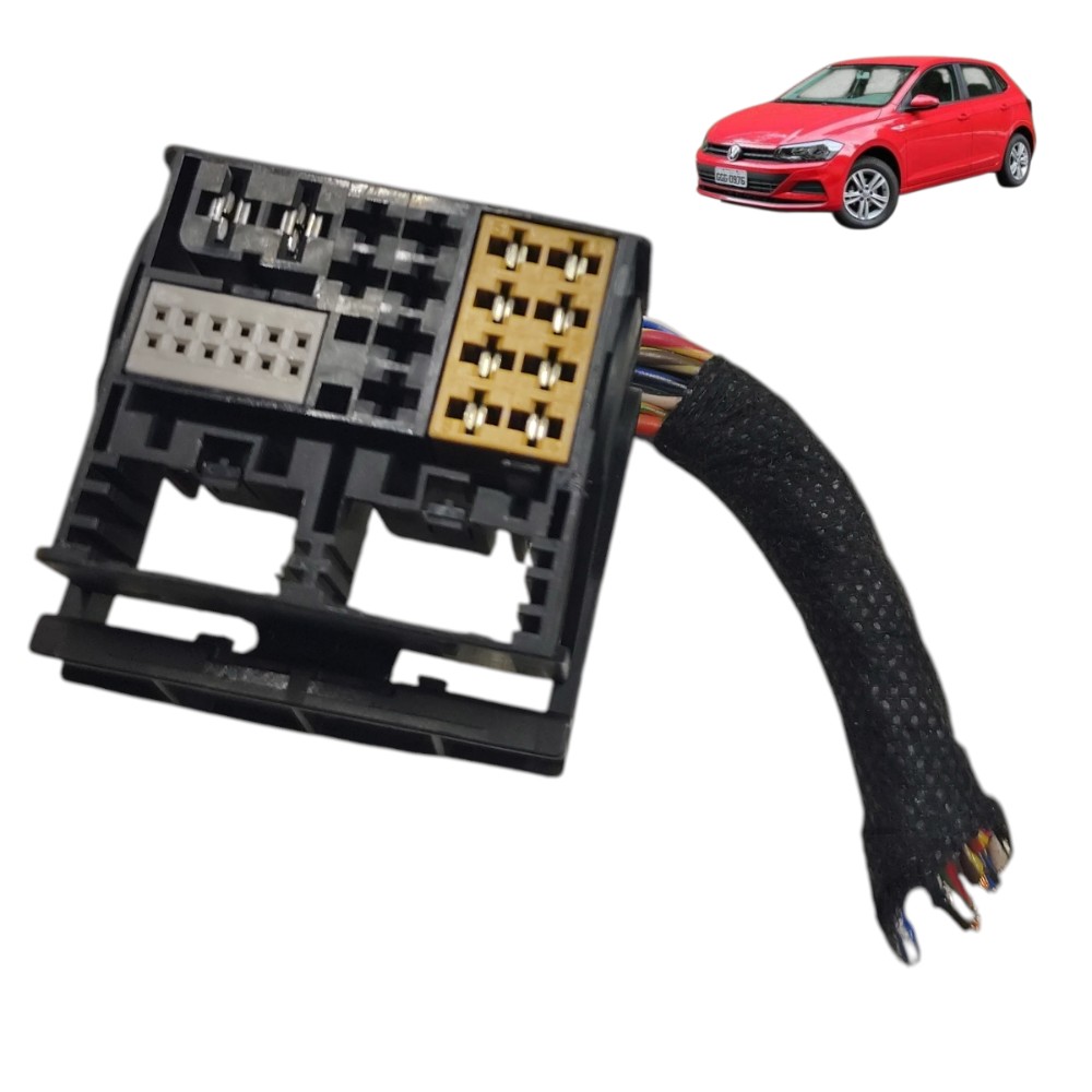 Plug Central Multimídia VW Polo virtus 2018 2019 5g0035280c 1