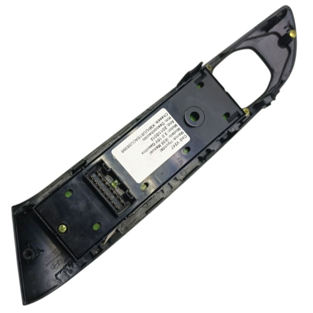 Botão Comando Vidro Com Detalhe Hyundai Ix35 2011 2012 2013 3