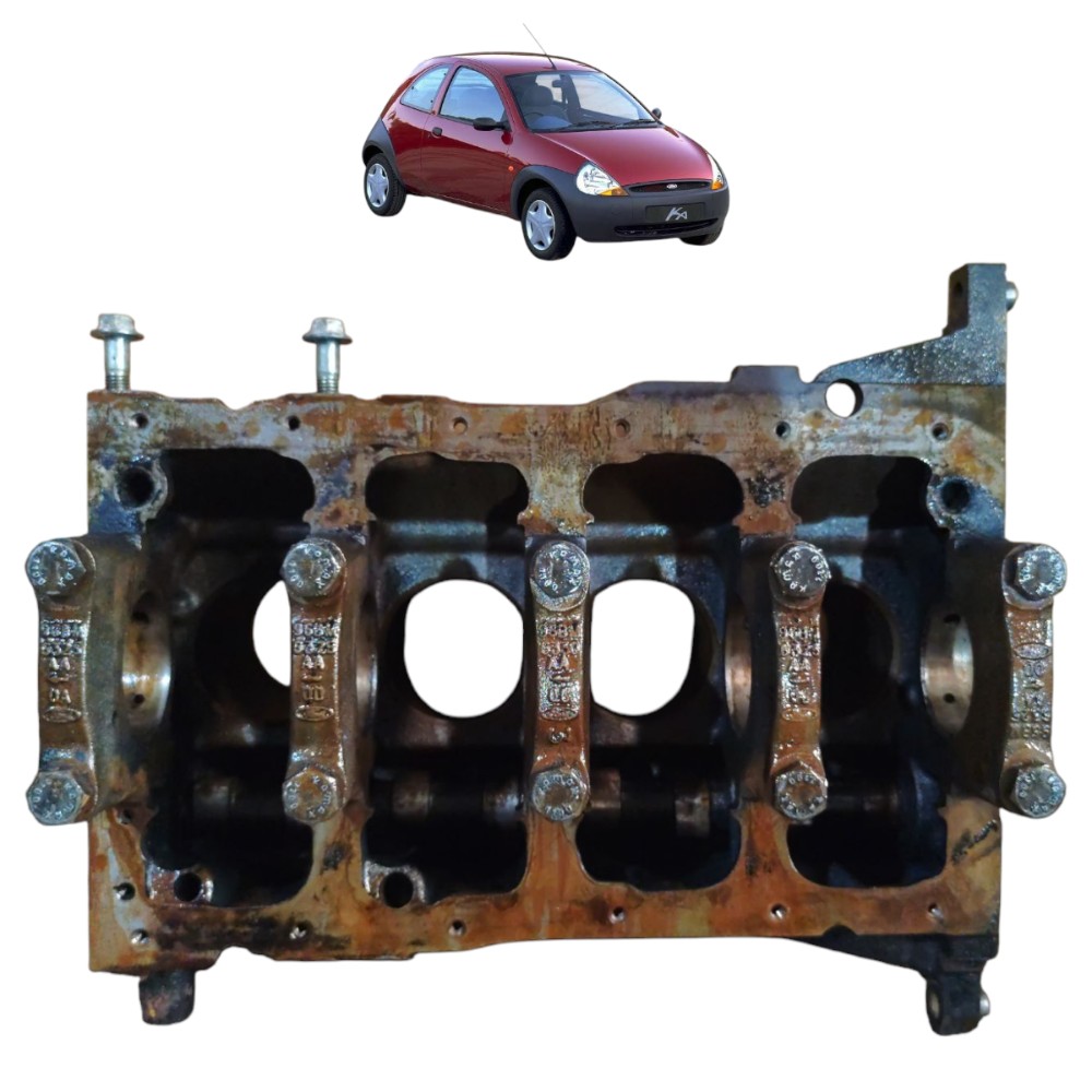 Bloco Motor Std Ford Ka Fiesta 1.0 Endura 1997 1998 1999 1