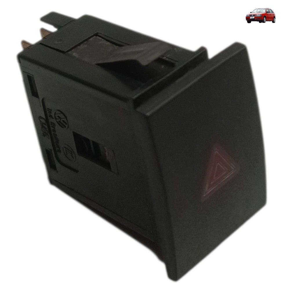 Botão pisca alerta VW Gol G3 1999 2000 2001 2002 2003 2004 1