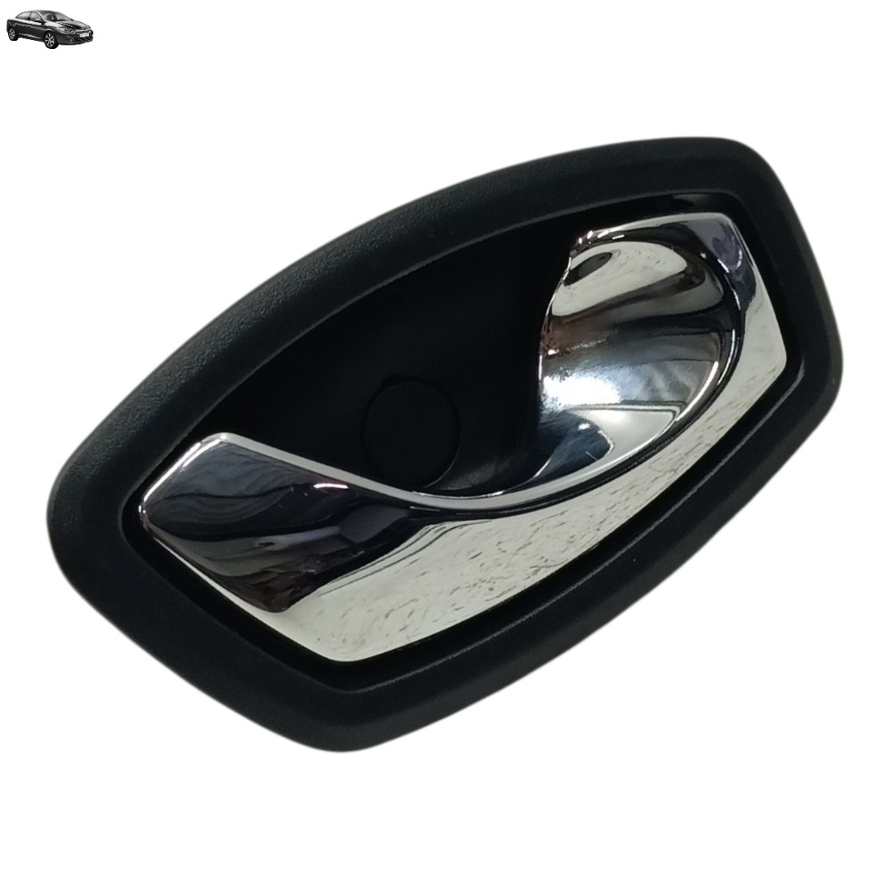 Maçaneta Interna Direito Renault Fluence 2012 2013 Preto Traseira