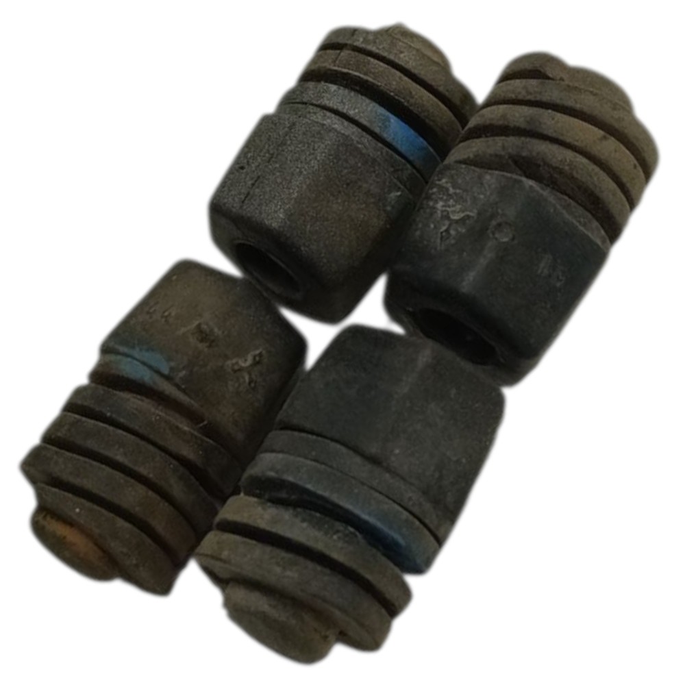 Kit borracha batente capô Fiat Idea 2012 2013 2014 2015 2016 2