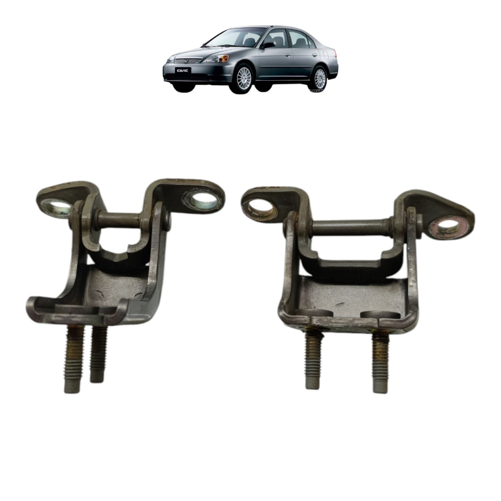 Par Dobradiça Porta Traseira Direita Honda Civic G7 2001 02 1