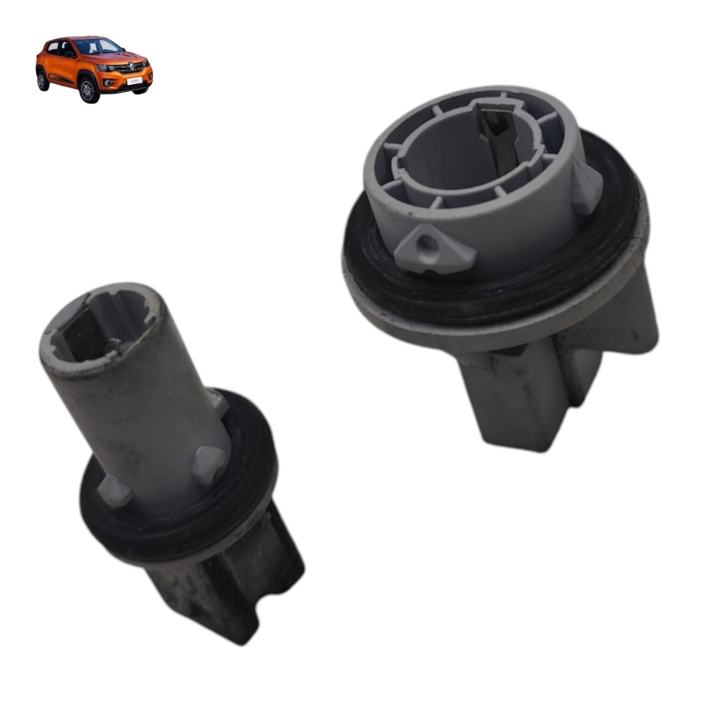 Par Soquete Lâmpada Pingo Pisca Farol Renault Kwid 2017 2018
