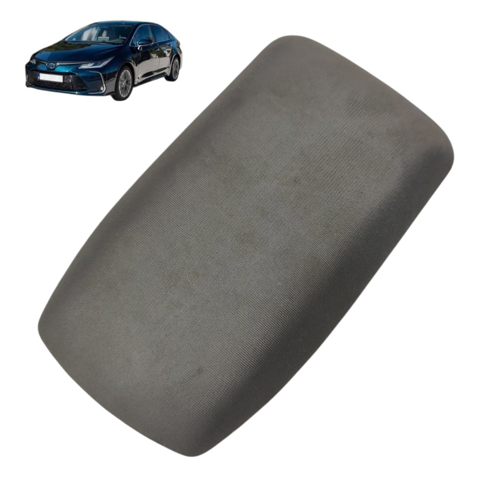 Apoio Encosto Braço Tecido Console Toyota Corolla 2016 2017 Cinza 1