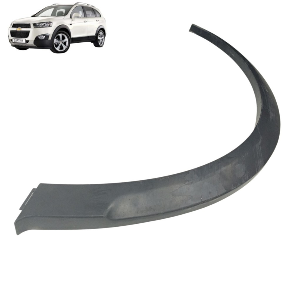 Moldura Paralama Traseiro Direito Gm Captiva 2011 2012 2013 Preto