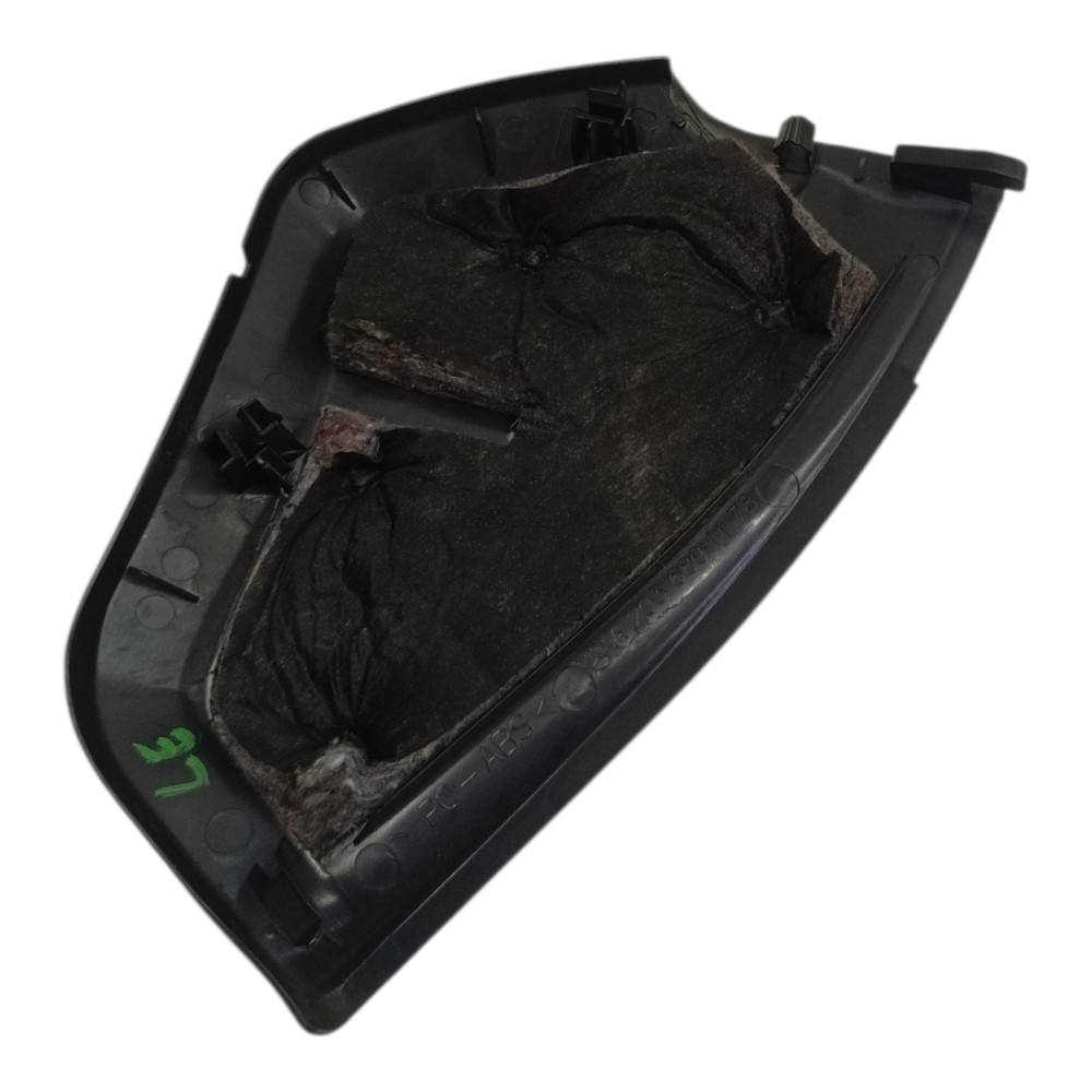 Acabamento Lateral Esquerdo Painel Mercedes C230 2003 2004 Preto Moldado 4