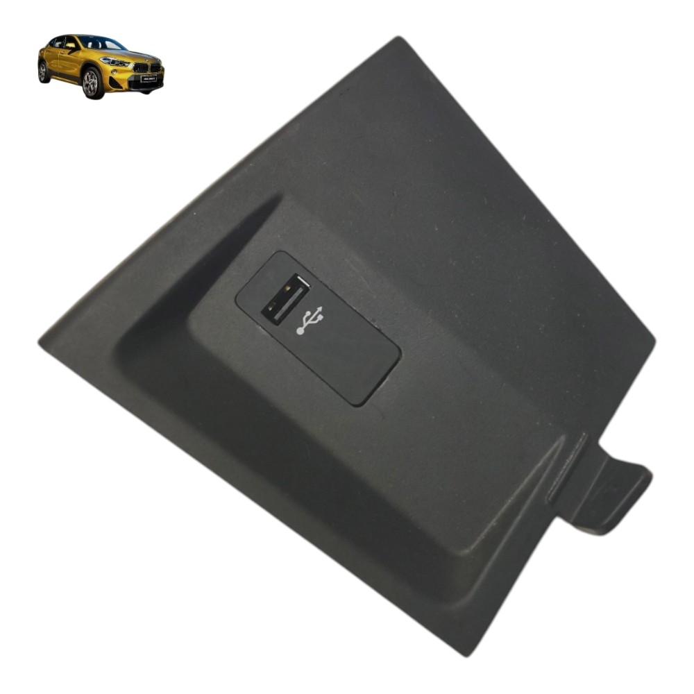 Moldura Entrada Usb Auxiliar Bmw X2 Sdrive 2018 2019 1