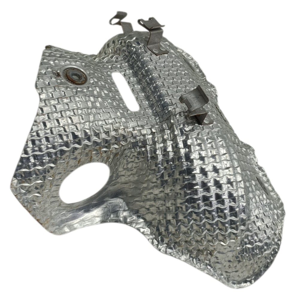 Defletor Protetor Coletor Escape Hyundai Hb20 1.6 2020 2021 Prateado 2
