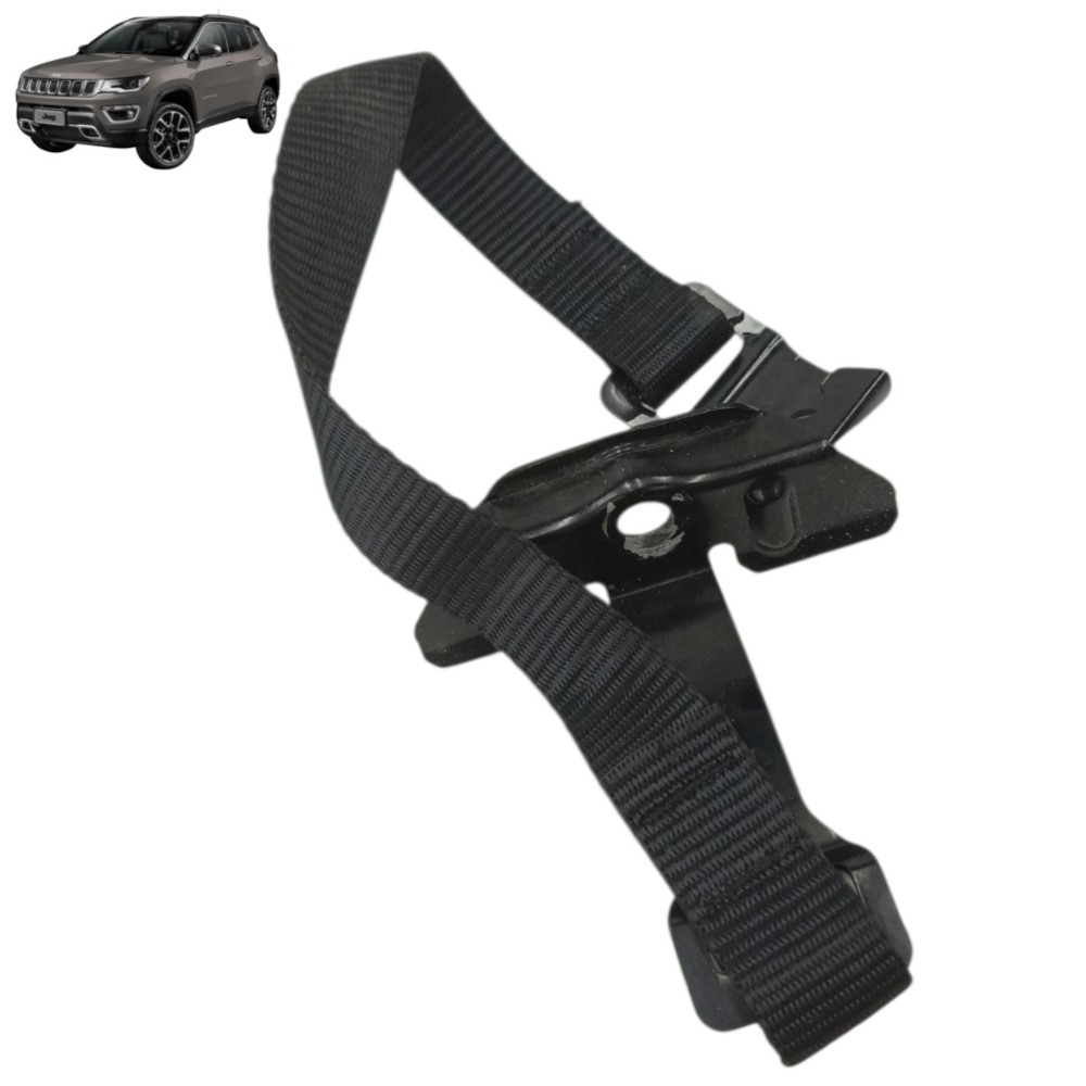 Cinta Fixação Bateria Jeep Compass 2018 2019 2020 2021 2022 Preto
